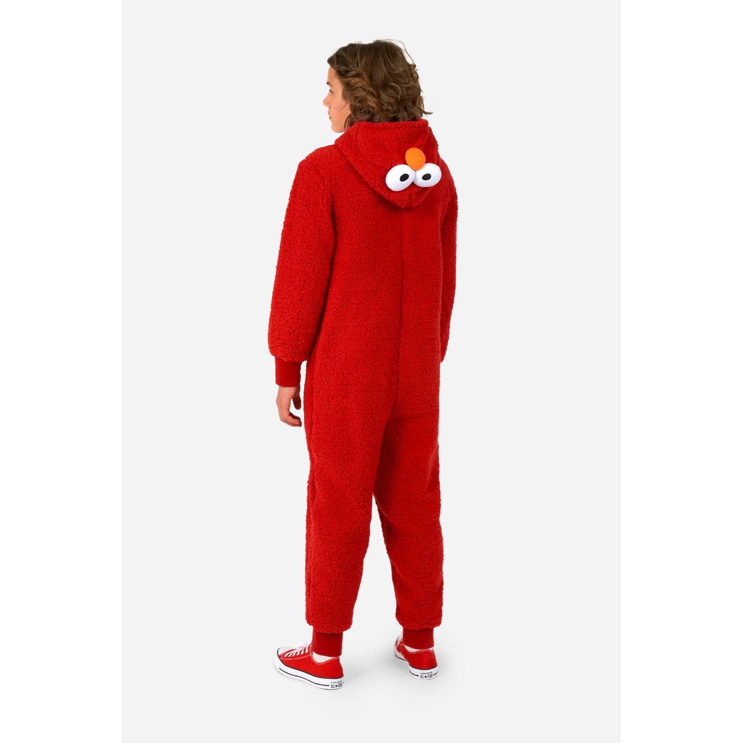 OppoSuits onesie Elmo rood