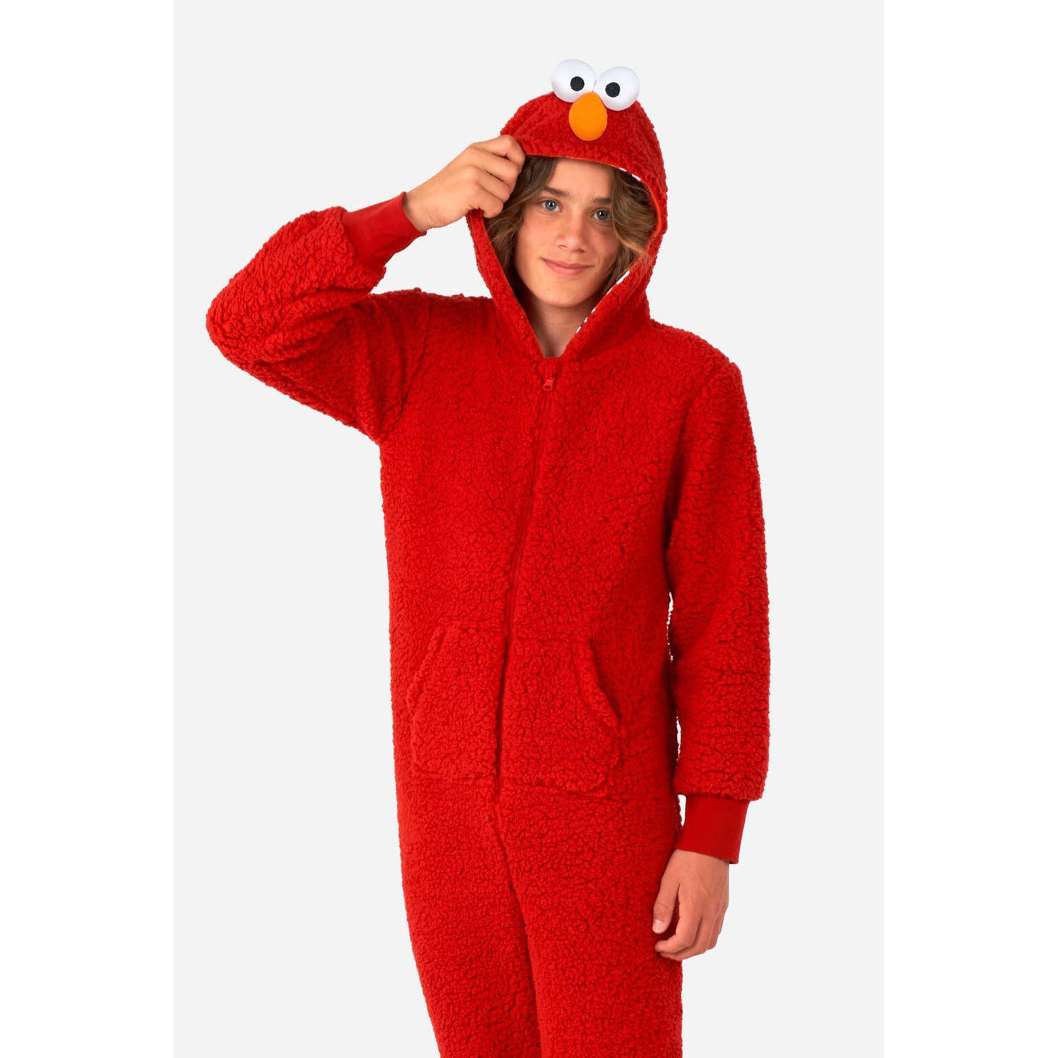 OppoSuits onesie Elmo rood
