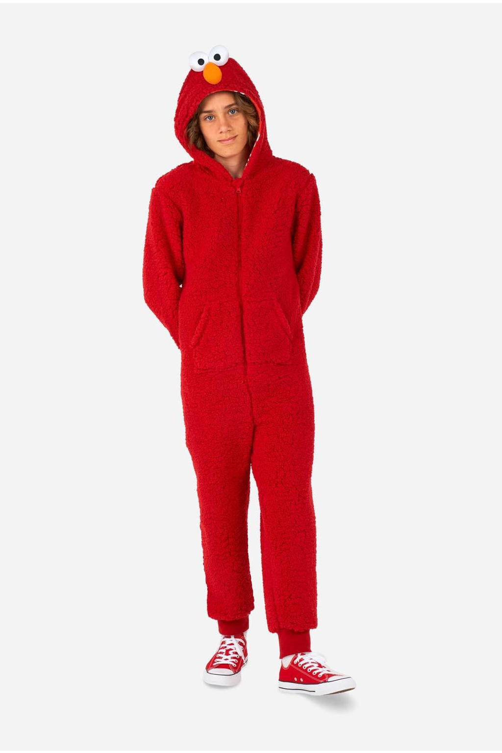 OppoSuits onesie Elmo rood