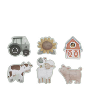 6 in 1 puzzel little farm legpuzzel 35 stukjes