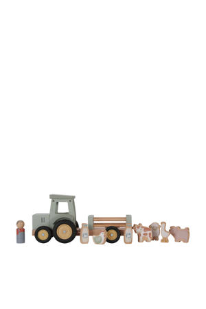  tractor met trailer little farm