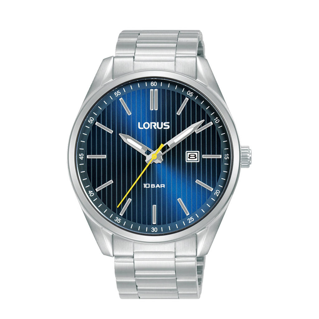 Lorus horloge RH915QX9 zilverkleurig/blauw