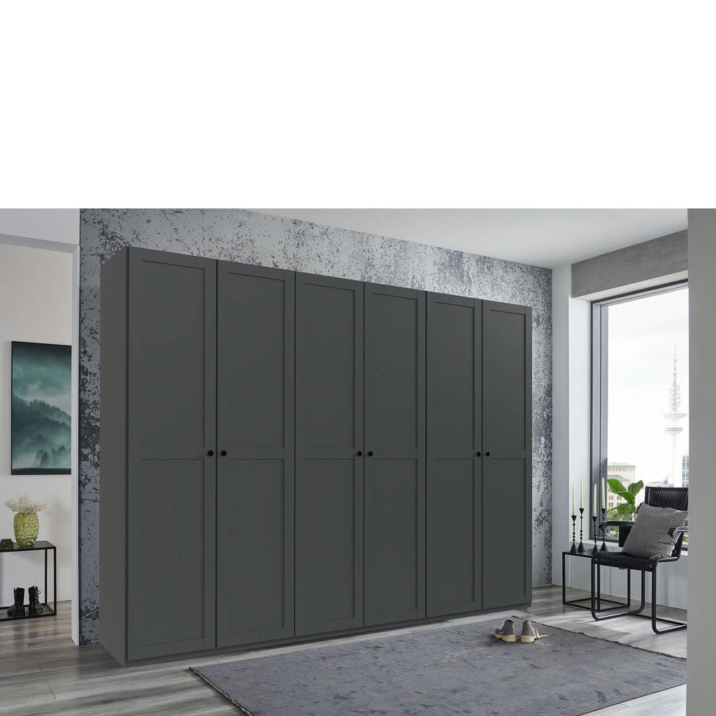 Kledingkast Easy Storage Sdk, 203 Cm Breed, 220 Cm Hoog, 1x 3 Paneel Glas Schuifdeur Li En 1x 3 Paneel Spiegel Schuifdeur Re 21