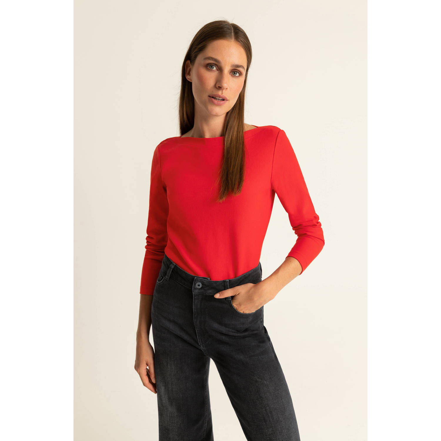 Expresso jersey top rood