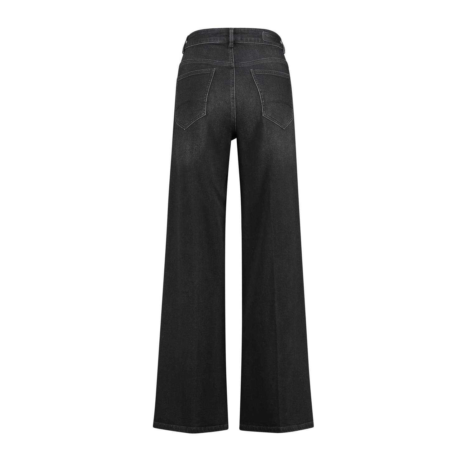 Expresso high waist wide leg jeans black denim