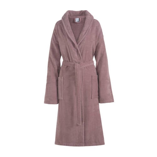 Vandyck velours badjas Prestige mauve afbeelding