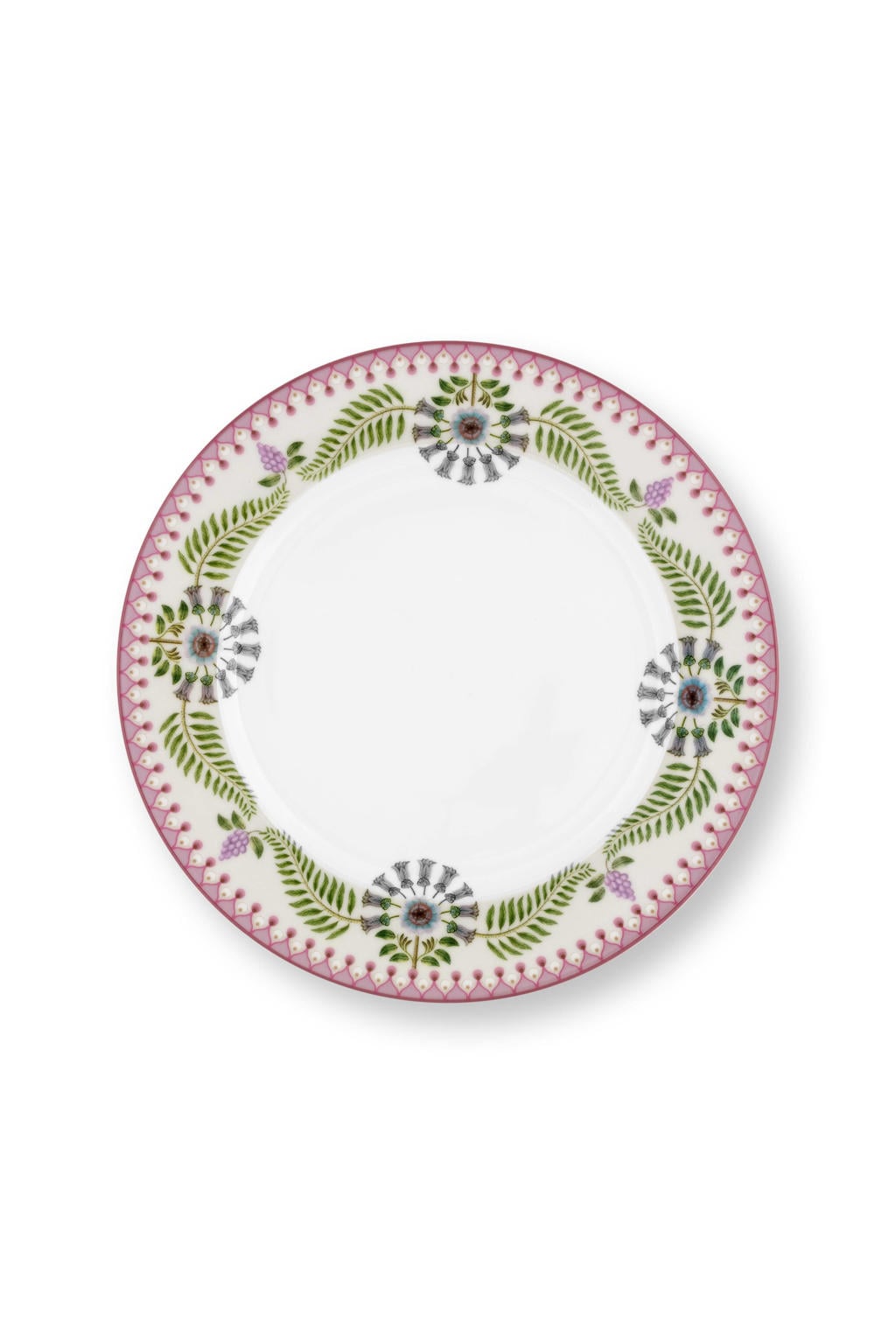 Pip Studio Lily & Lotus ontbijtbord (Ø23 cm)