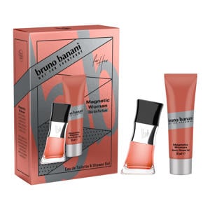 Wehkamp Bruno Banani Magnetic Woman geschenkset eau de parfum 30 ml + douchegel 50 ml aanbieding