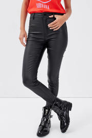 thumbnail: Cache Cache coated high waist skinny broek zwart