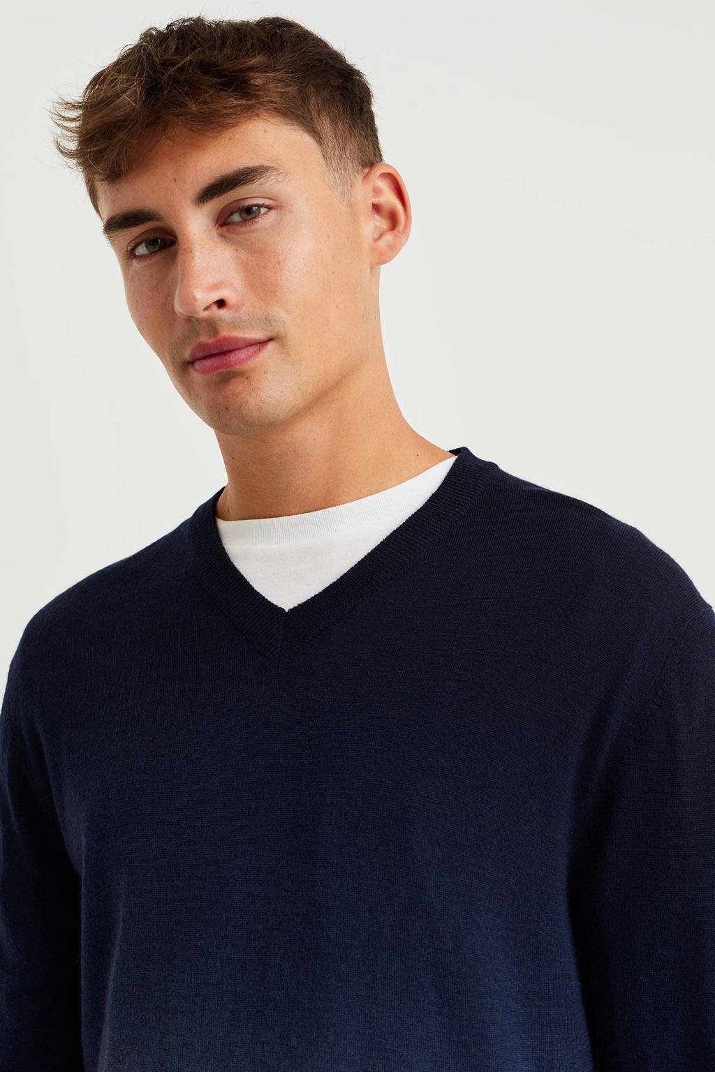 Merinowol We Herenmode Truien WE Fashion Dip-dye Trui Van