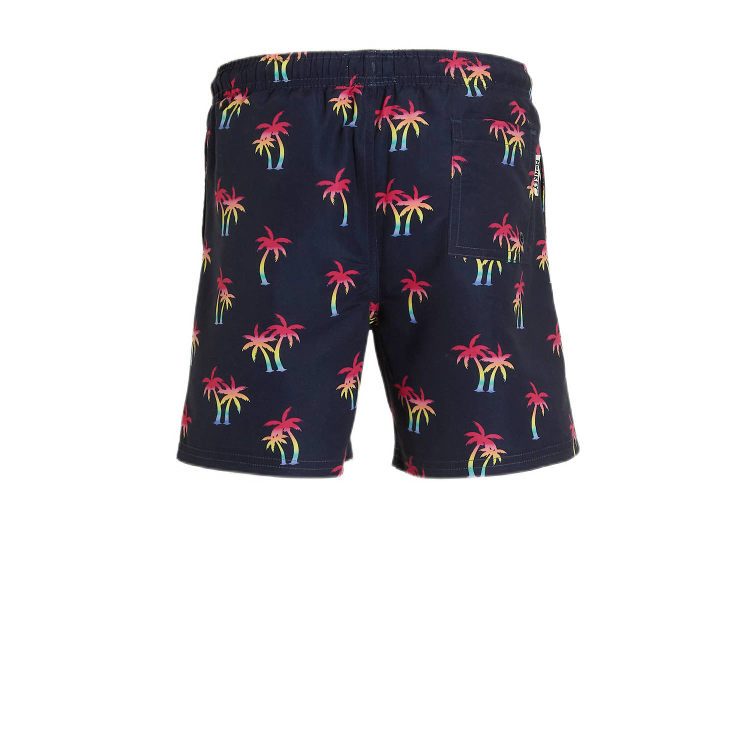 Me & My Monkey zwemshort Perren met all over print navy