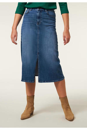 spijkerrok Lauren medium blue denim