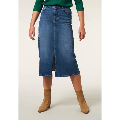 Miss Etam spijkerrok Lauren medium blue denim afbeelding