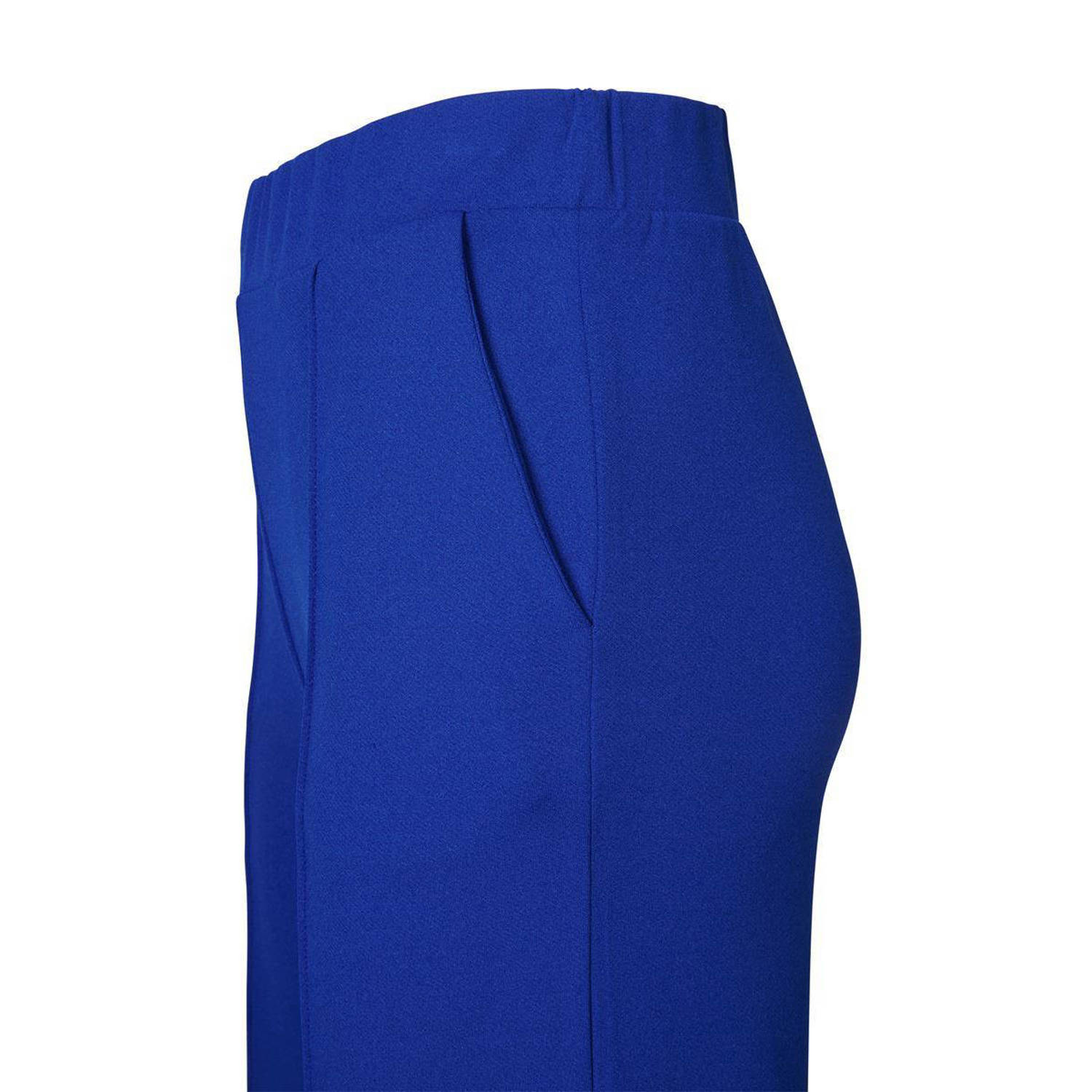 Miss Etam wide leg pantalon Mia blauw