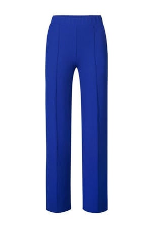 wide leg pantalon Mia blauw