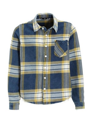 geruit overhemd ROGETE B blauw/wit/geel