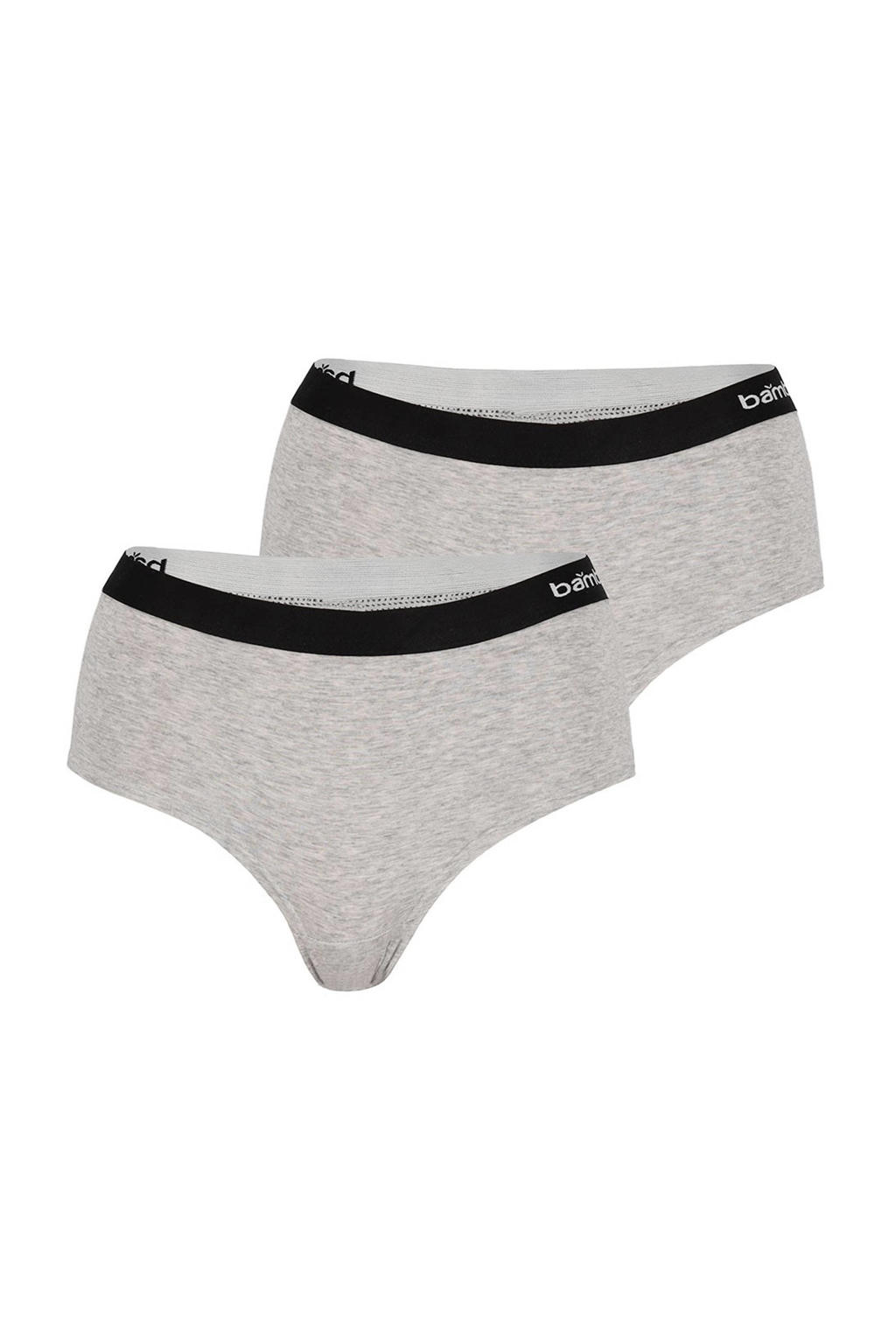 Apollo hipster met bamboe (set van 2) grijs
