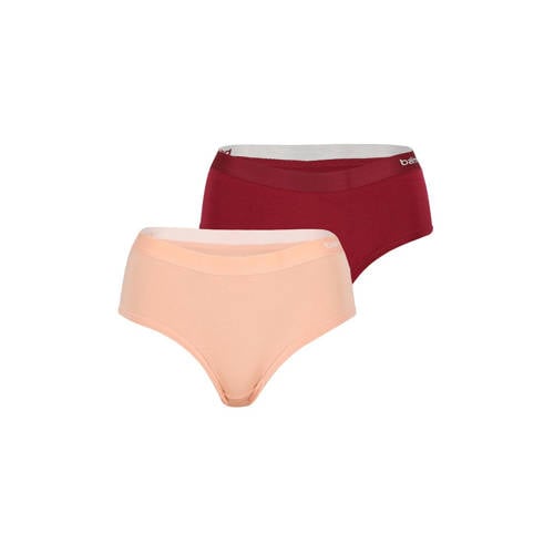 Apollo hipster met bamboe (set van 2) roze/rood afbeelding