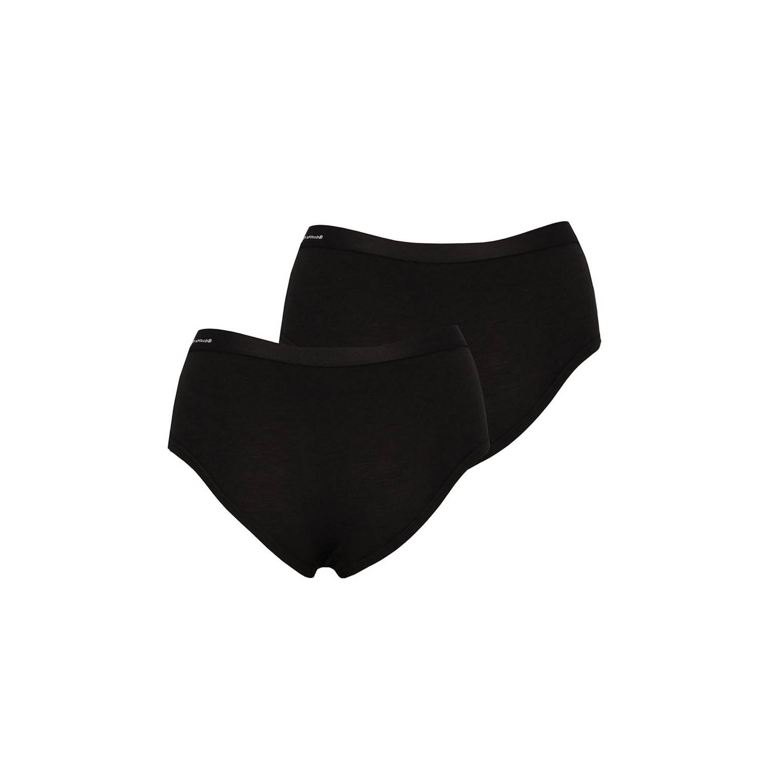 Apollo hipster met bamboe (set van 2) zwart