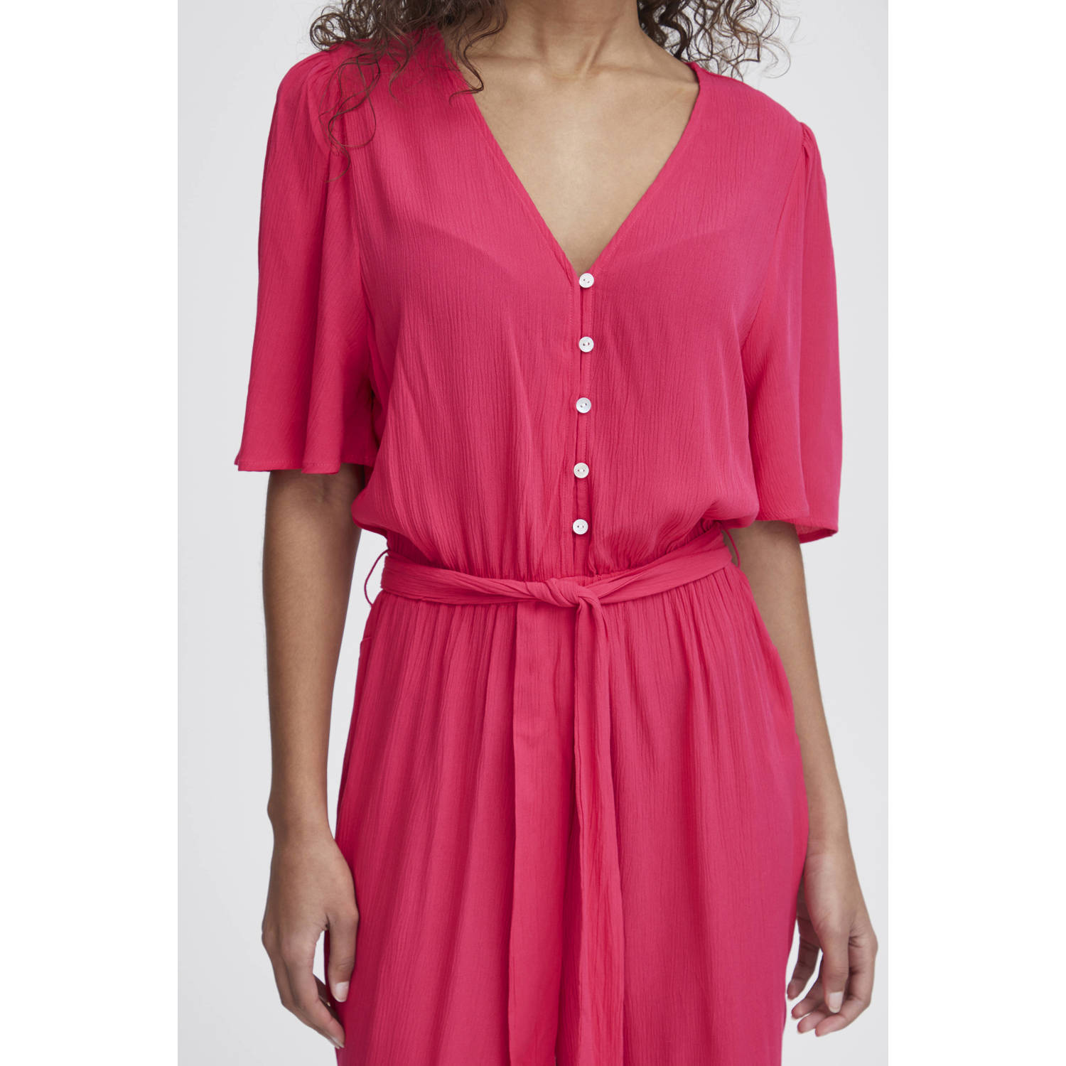 ICHI jumpsuit IHMARRAKECH roze