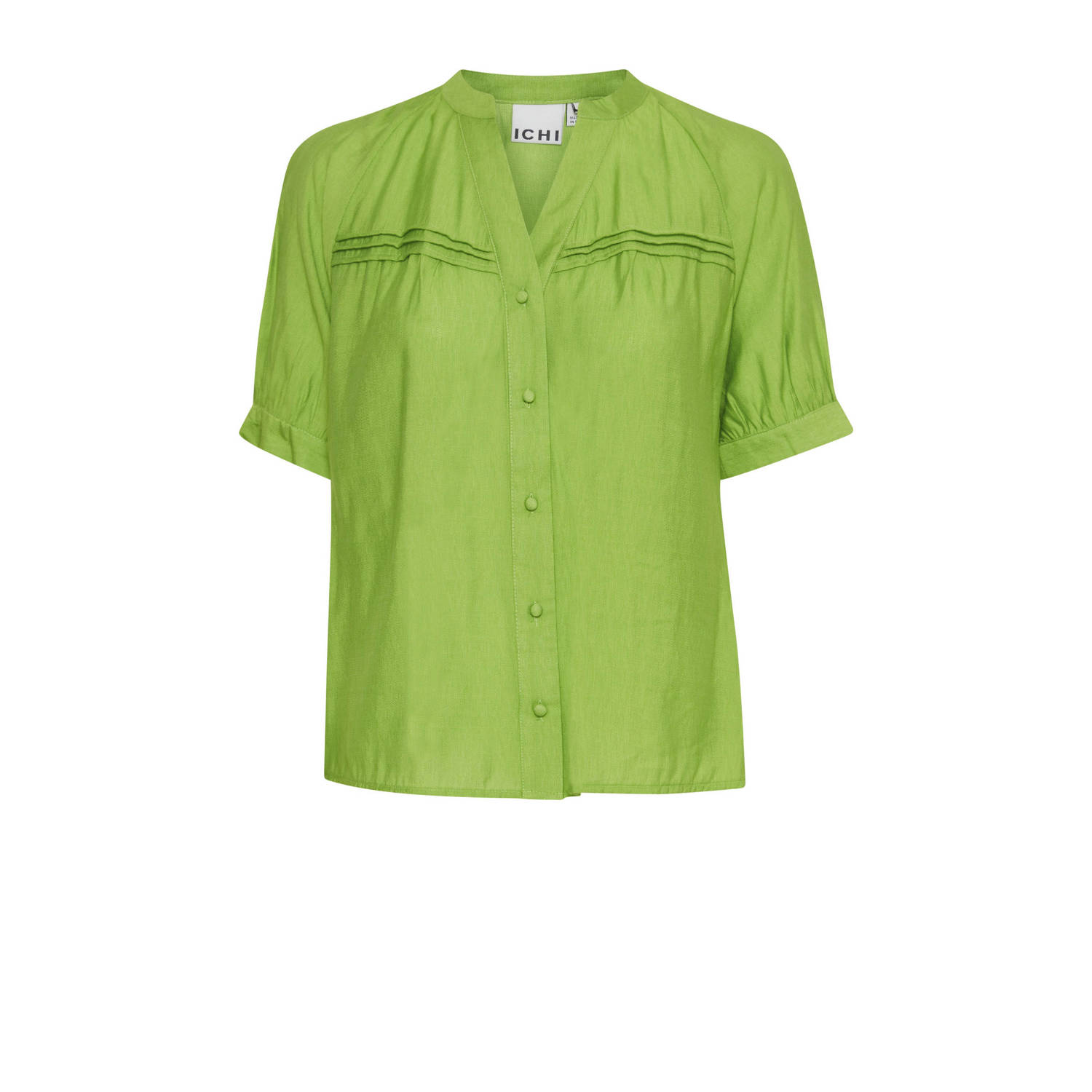 ICHI blouse IHQUILLA limegroen