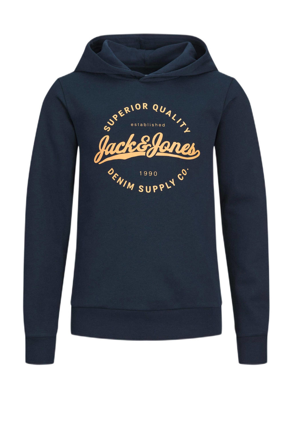 JACK & JONES Junior – Felpa Con Cappuccio Per Ragazzi, Stampa Gommosoft, Colore Unico, Comfort Ottimo - 5