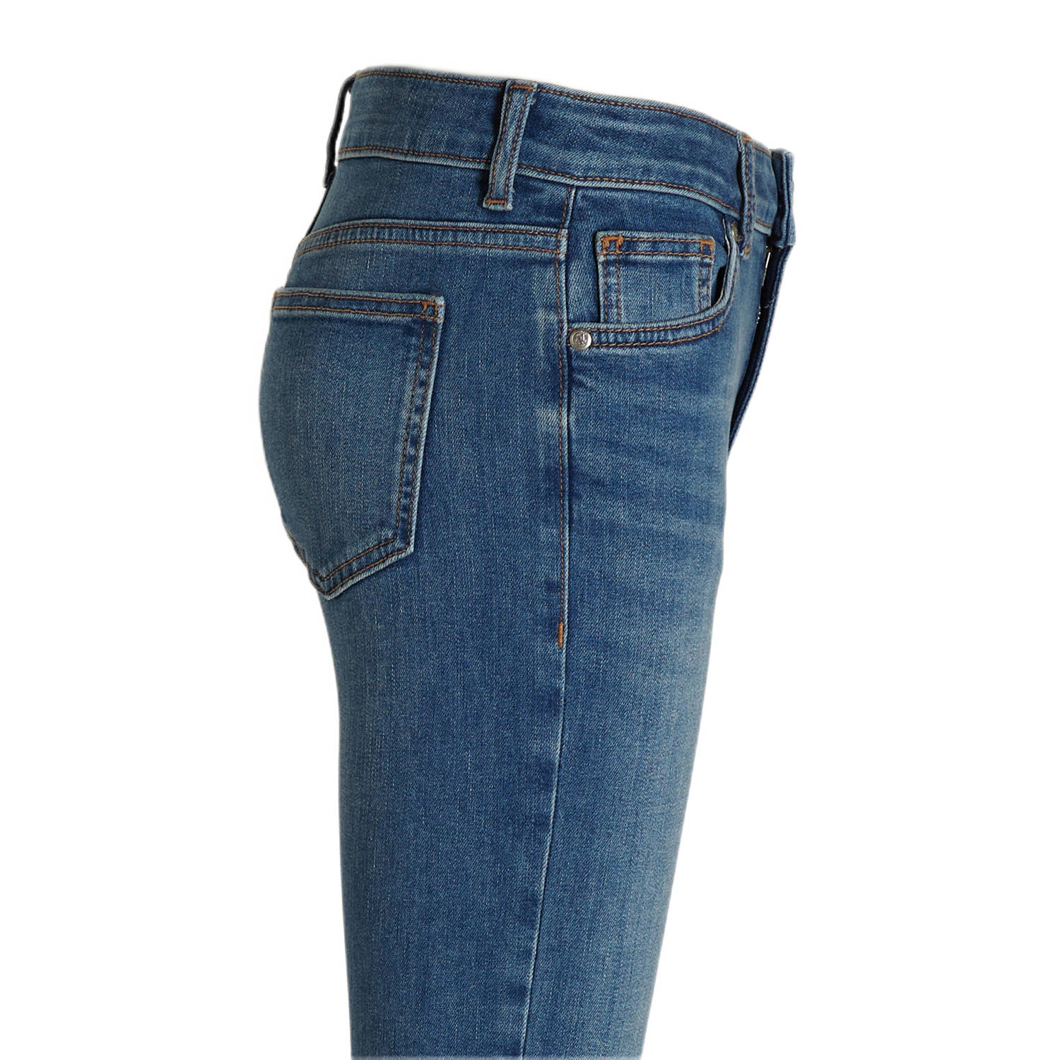 anytime slim fit jeans blauw
