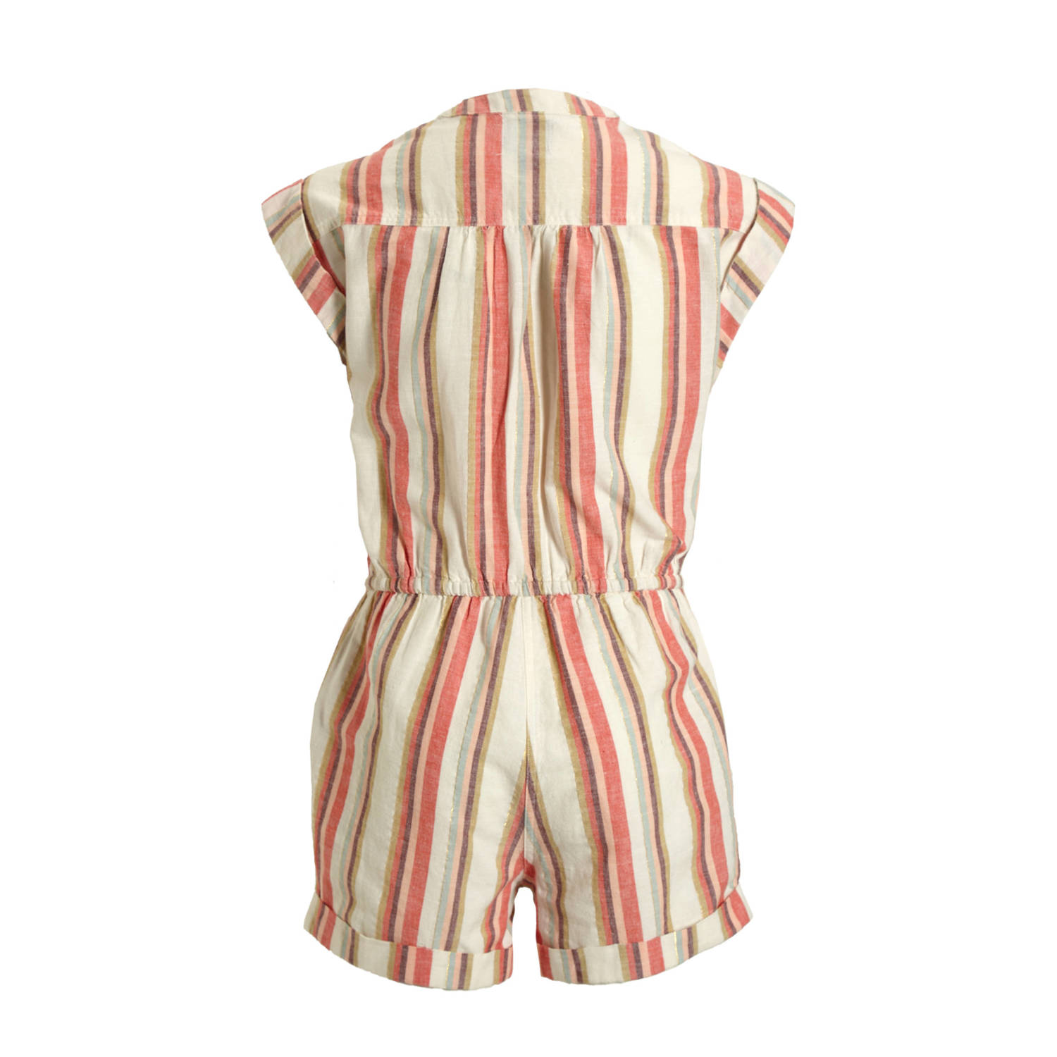Me & My Monkey gestreepte playsuit Pip multi