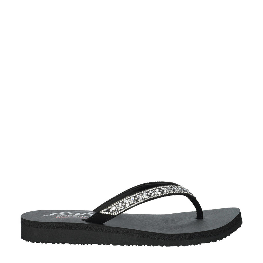 Skechers Meditation Teenslippers Zwart Wehkamp 6554