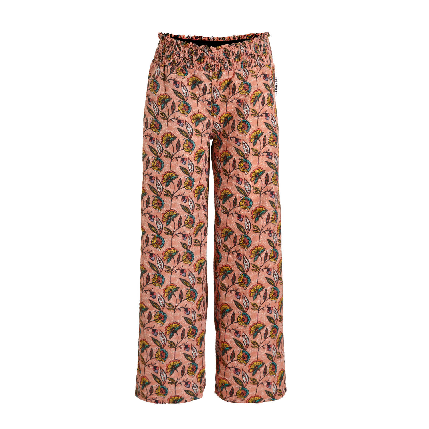 Me & My Monkey culotte Poppy met all over print lichtroze