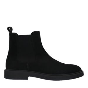 suède chelsea boots zwart