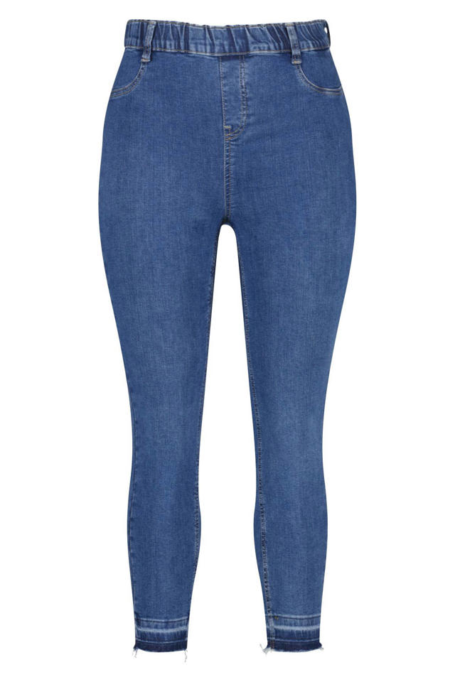 MS Mode skinny tregging medium blue denim wehkamp