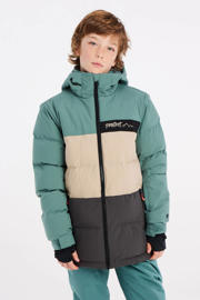 thumbnail: Protest ski-jack PRTCROW JR donkergroen/ecru/mintgroen