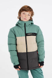 thumbnail: Protest ski-jack PRTCROW JR donkergroen/ecru/mintgroen