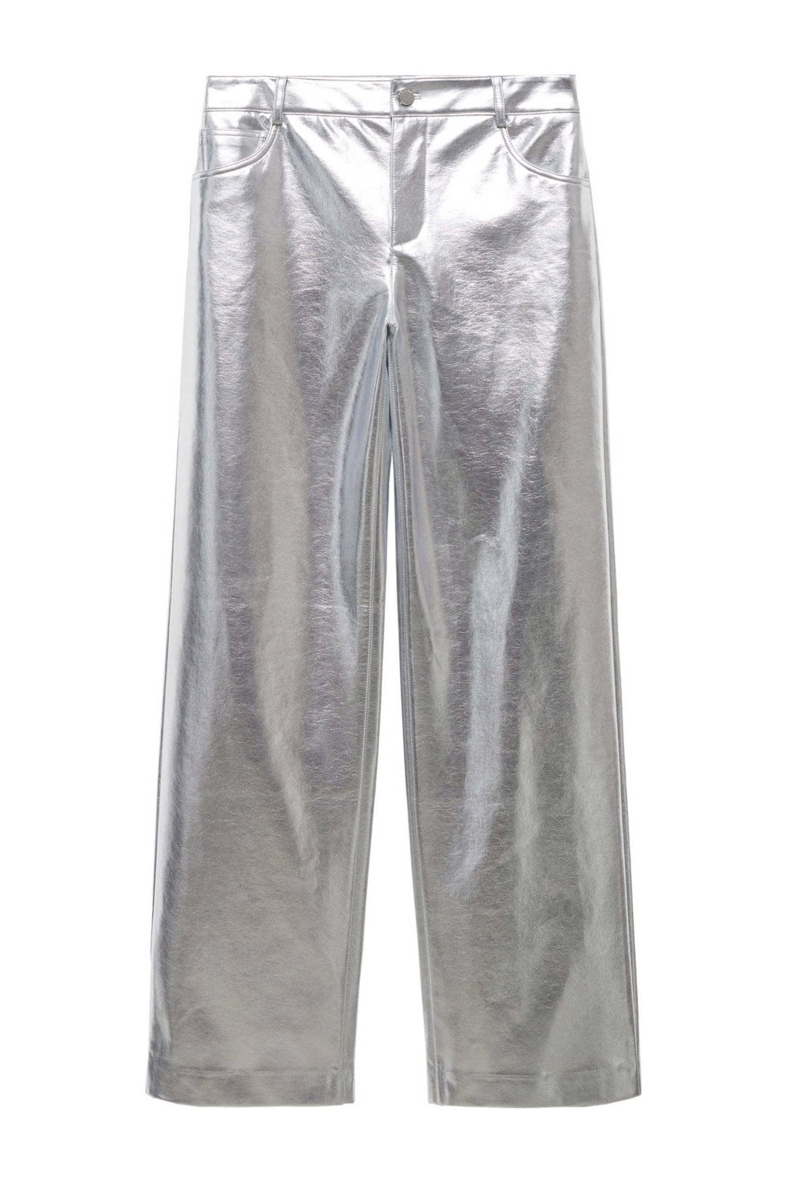 Déze viral metallic broek van TikTok wil íédereen hebben