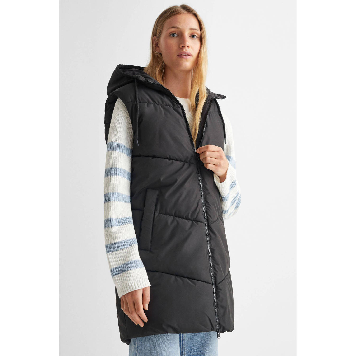 Mango Kids bodywarmer zwart