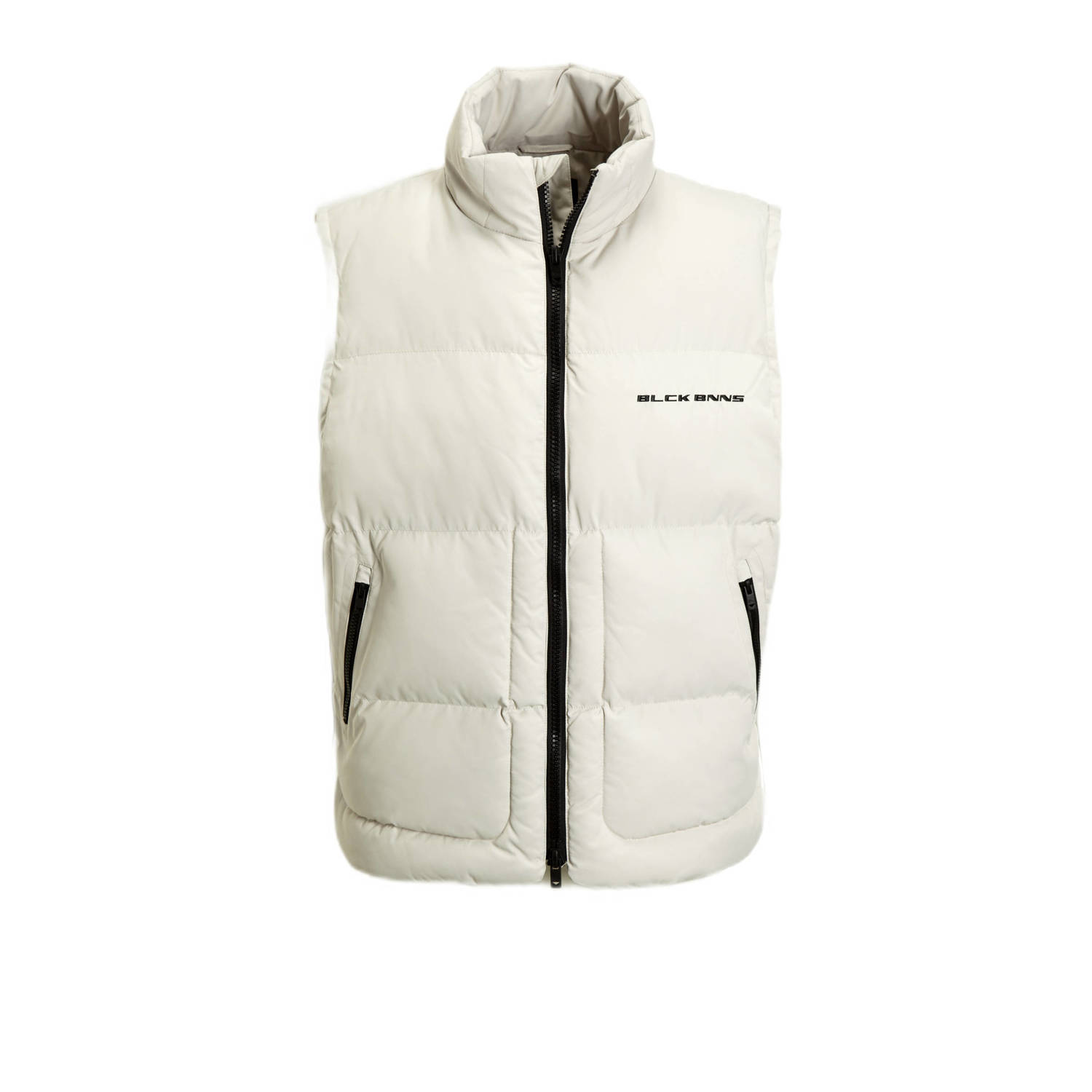 BLACK BANANAS bodywarmer BLOCK met logo grijs