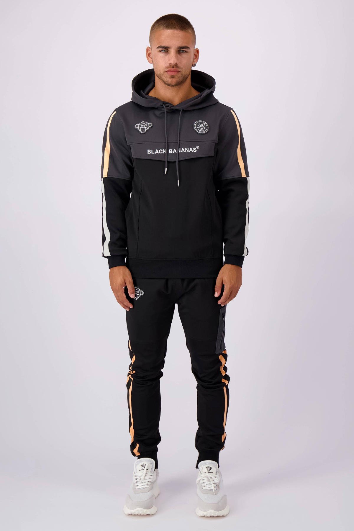 Anorak Tracksuit Black Bananas Trainingspak Anorak Bananas