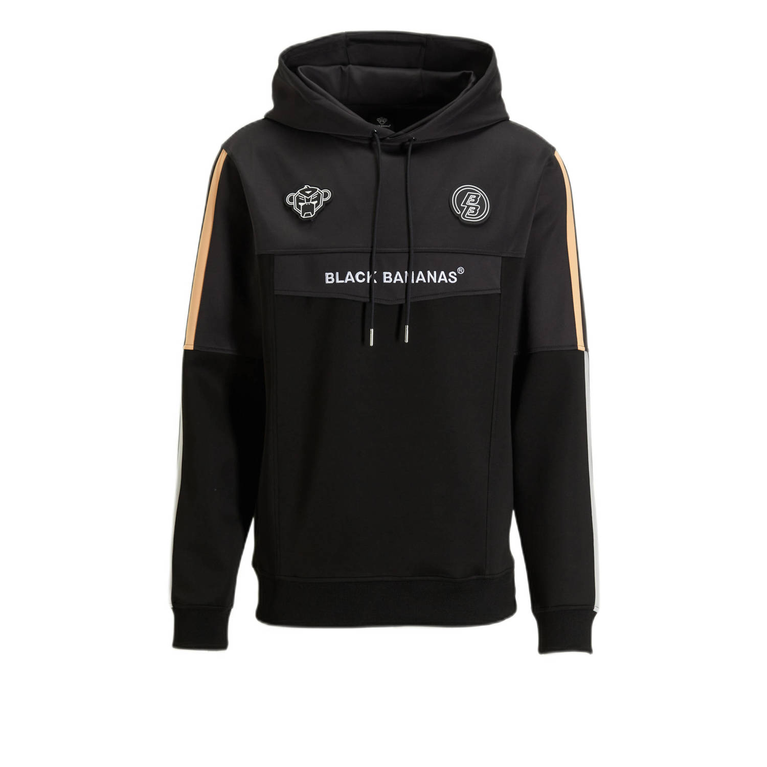 BLACK BANANAS hoodie TORQUE TRACKTOP met logo zwart