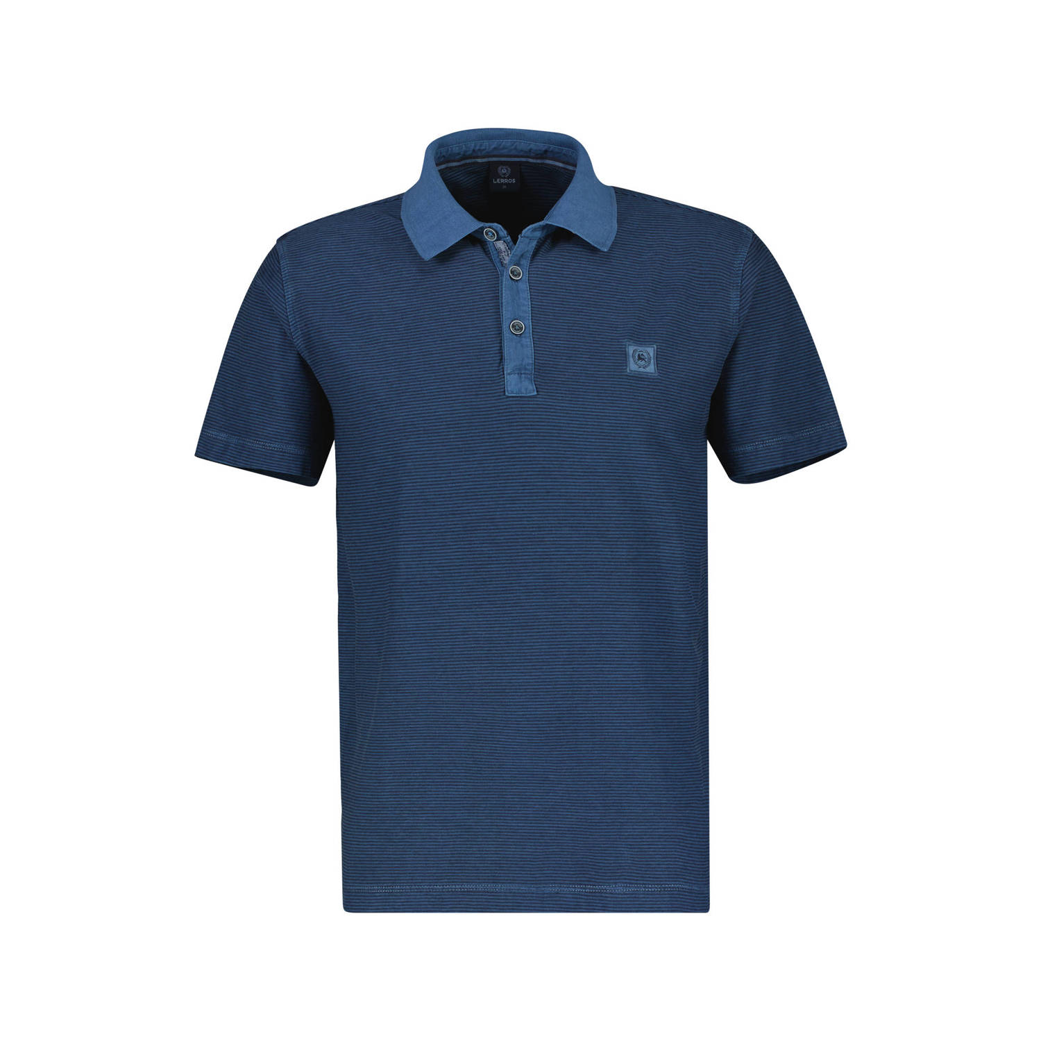 LERROS regular fit polo met logo blauw
