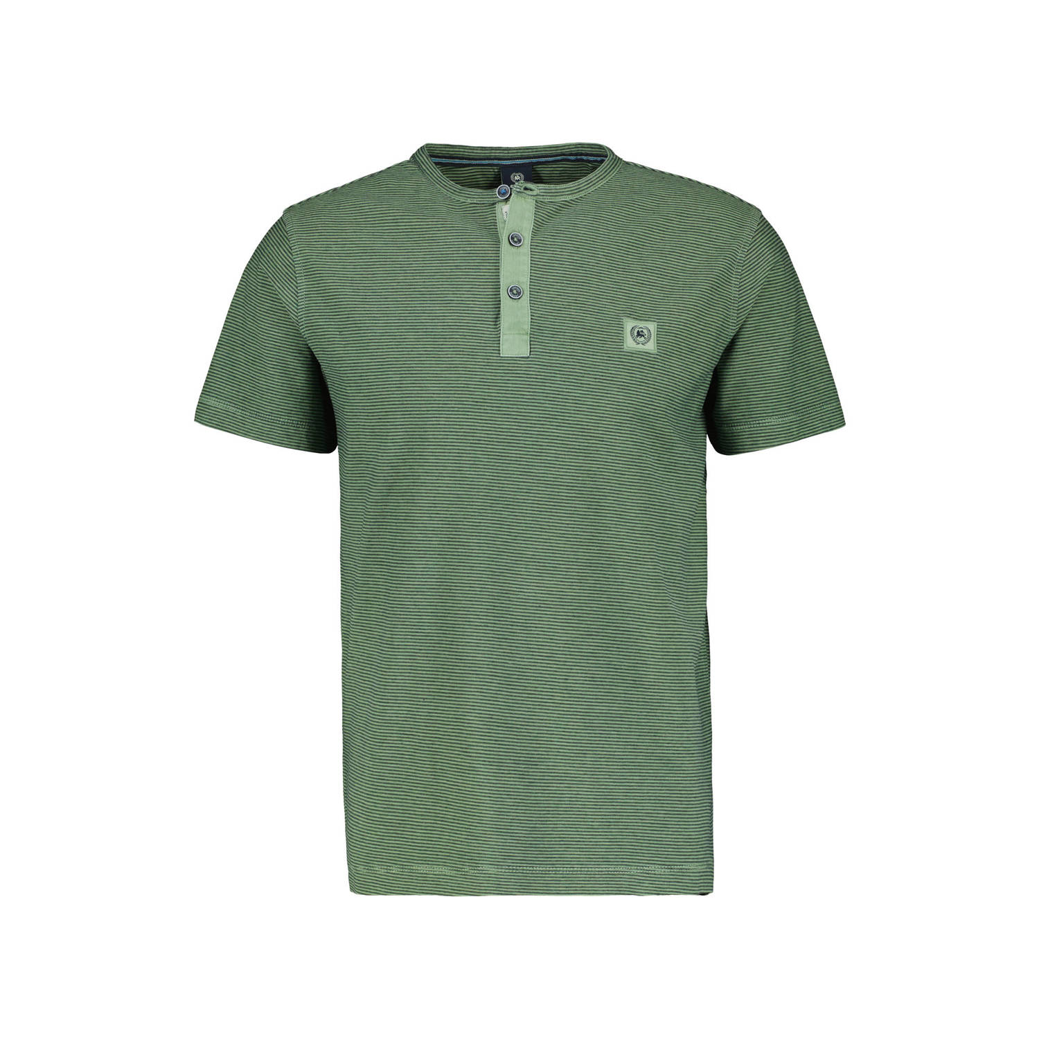 LERROS regular fit T-shirt met logo groen