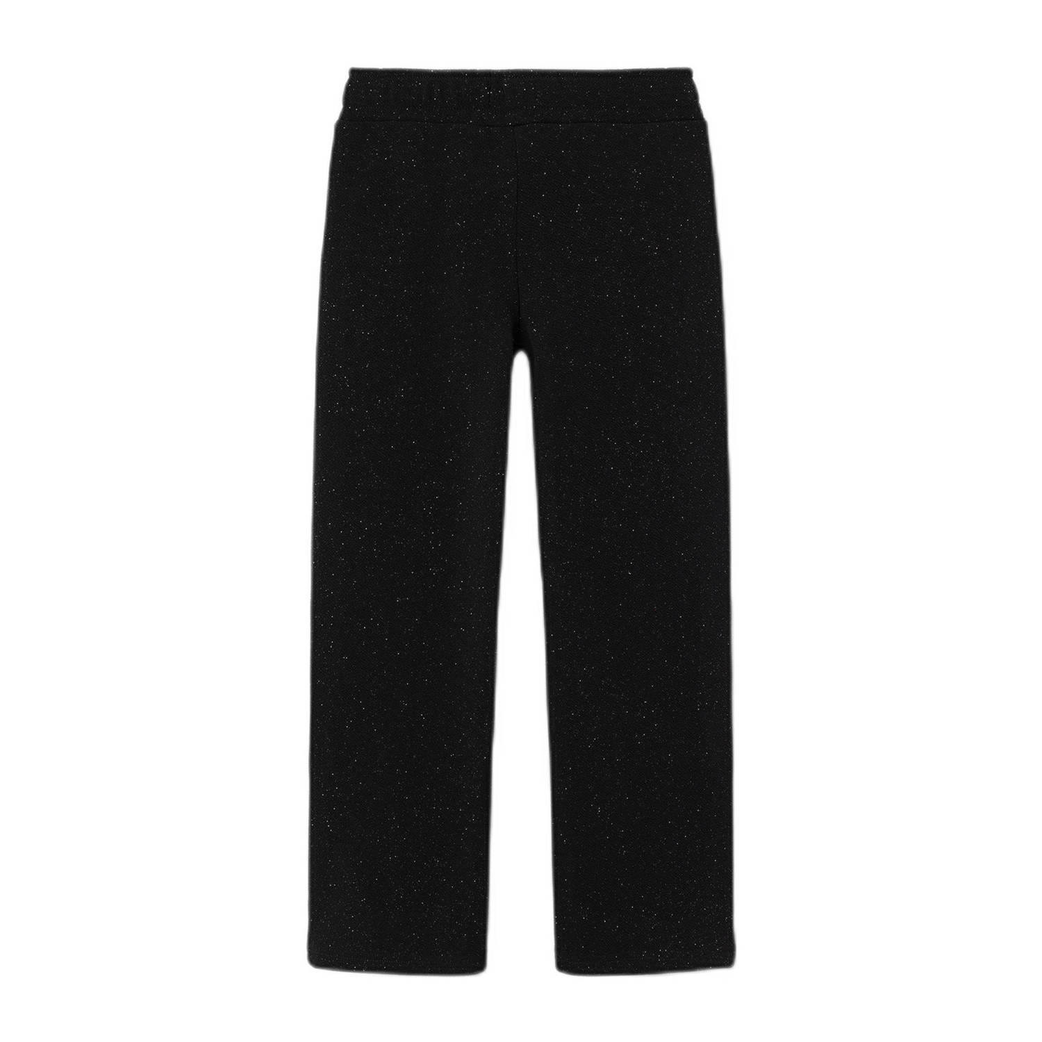NAME IT KIDS broek NKFRYLULLE met glitters zwart