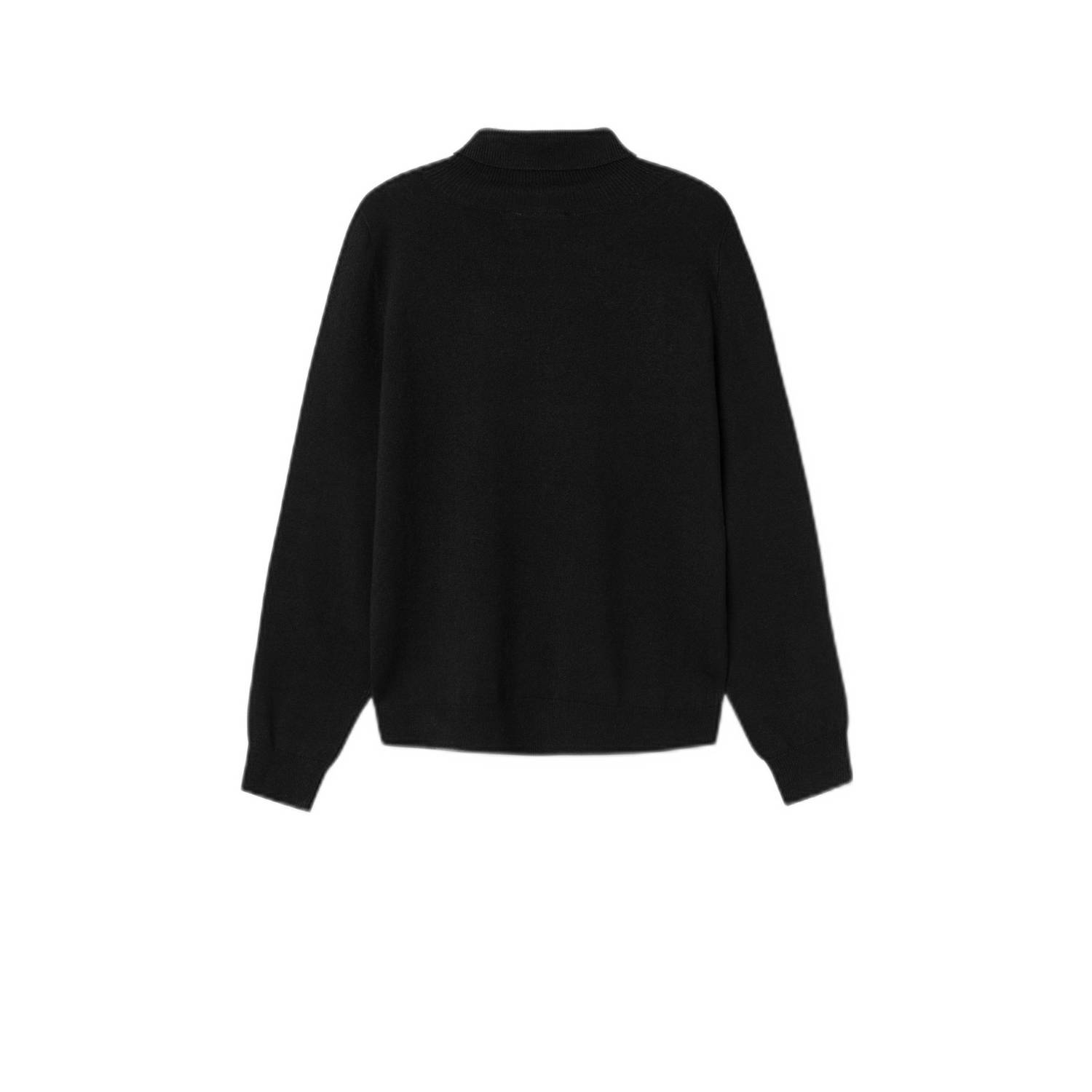 NAME IT KIDS sweater NKMROMIL zwart