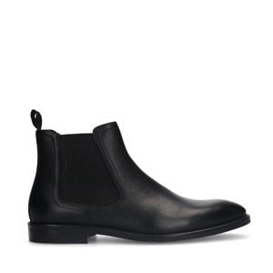leren chelsea boots zwart