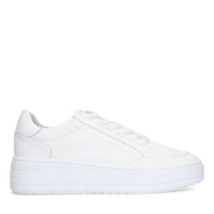 leren sneakers wit