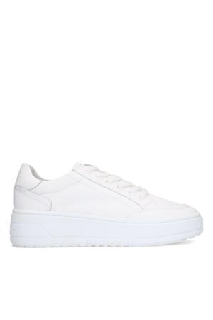 leren sneakers wit