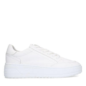 leren sneakers wit