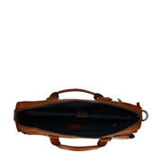 thumbnail: Manfield  16 leren laptoptas cognac