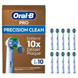 Precision Clean opzetborstels - wit - 10 stuks