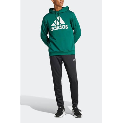 adidas Sportswear joggingpak zwart/groen